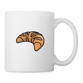 Lecker Croissant - Tasse - Weiß - Rechts