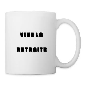 RETRAITE. RETRAITE. RETRAITEE. RETRAITE - Mug blanc - blanc - Droite