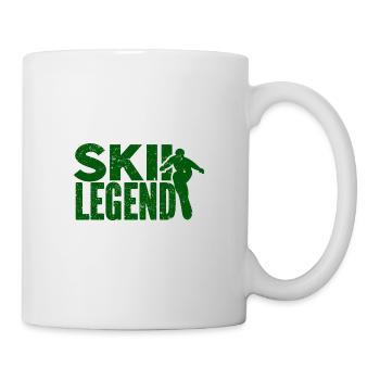 Skiing Snowboard Mountains Holiday Snow Freestyle - Mug - white - Right