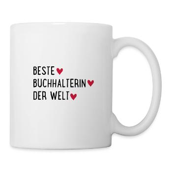 Buchhalterin - Tasse - Weiß - Rechts