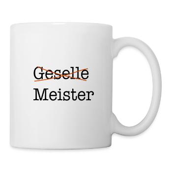 meister - Tasse - Weiß - Rechts