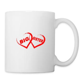 big sister - Tasse - Weiß - Rechts