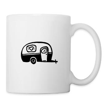 Wohnmobil Zelten Geschenk Wohnwagen Campen Camping - Mug blanc - blanc - Droite