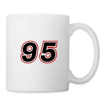 95 number symbol - Mug - white - Right