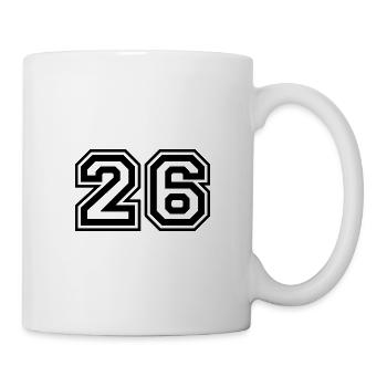 26 Number number - Mug - white - Right