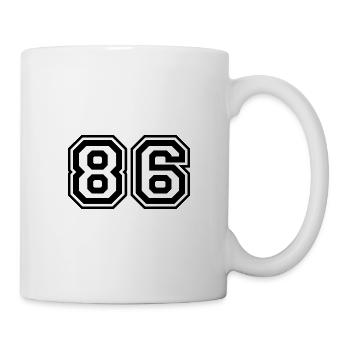 86 Number number - Mug - white - Right