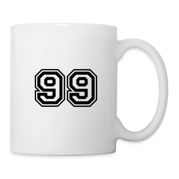 99 Number number - Mug - white - Right