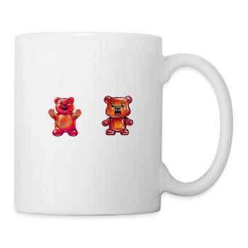 Süßes oder Saueres Gummibären - Tasse - Weiß - Rechts