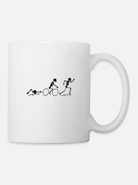 Triathlon - Mug blanc - blanc