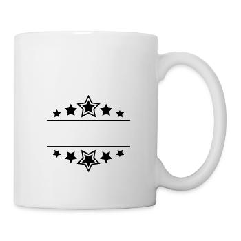 Stars customizable free text your text team - Mug - white - Right