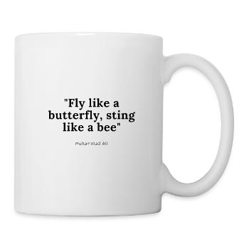 Muhammad Ali Quote Quote Gift Idea - Mug - white - Right