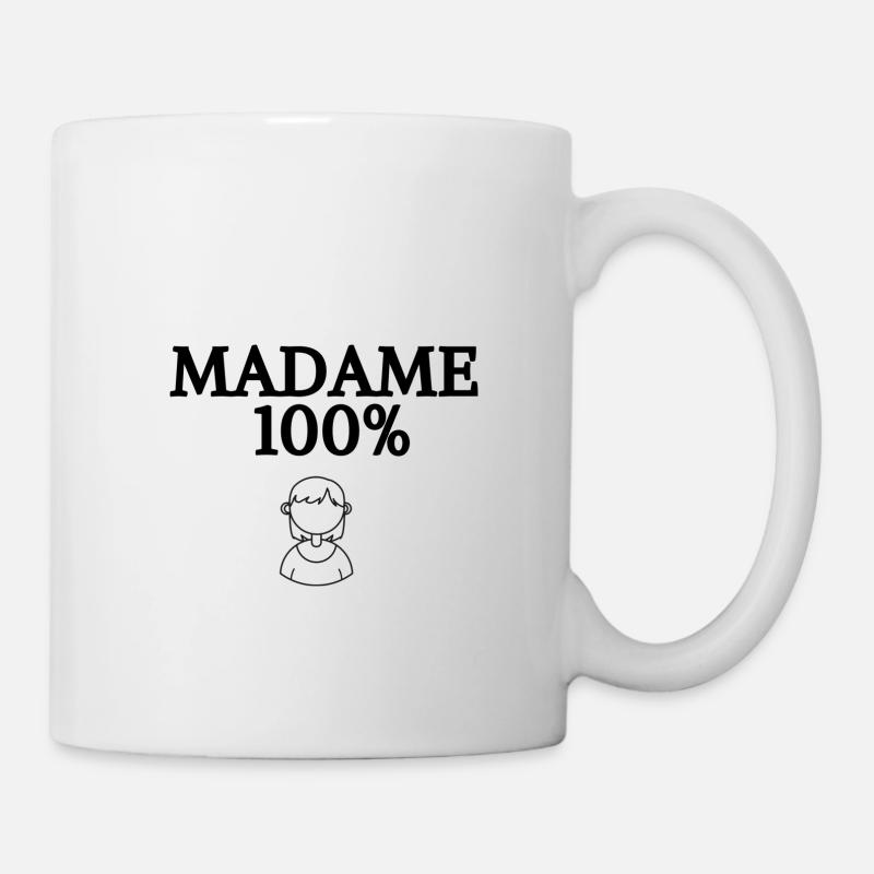 Dame - Tasse - Weiß