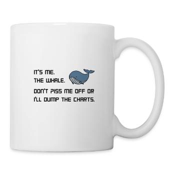 Wal-Krypto - Tasse - Weiß - Rechts