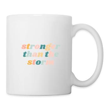 Plus fort que la tempête - Christian - Mug blanc - blanc - Droite