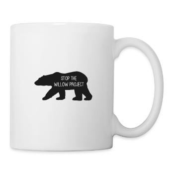 Stop the Willow Project (black) - Mug - white - Right