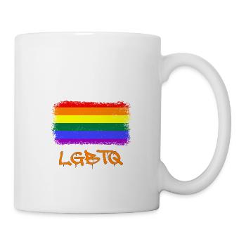 LGBTQ lgbtq - Tasse - Weiß - Rechts