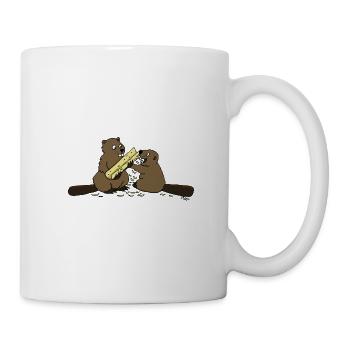Bieber from "Ida in the Forest Hospital" - Mug - white - Right
