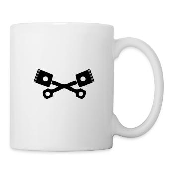 Motorcycle Piston - Mug - white - Right