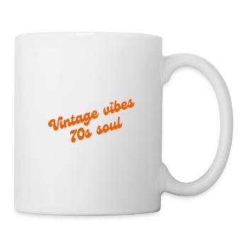 Vintage vibe, 70s Soul - Tasse - Weiß - Rechts