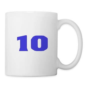 10. 10 YEARS. 10th ANNIVERSARY. 10 YEAR ANNIVERSARY. - Mug - white - Right