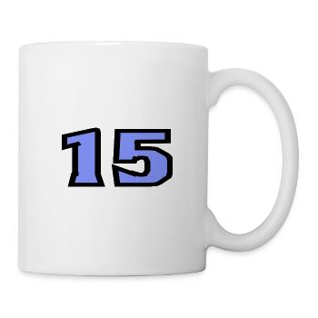 15. 15 ANS. 15e ANNIVERSAIRE. ANNIVERSAIRE 15 ANS. - Mug blanc - blanc - Droite