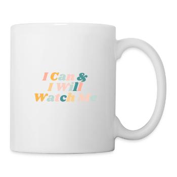 Ich kann und ich werde mich beobachten - Christian - Tasse - Weiß - Rechts