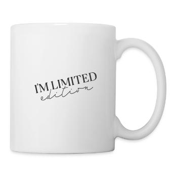 Chemise Typographie Minimaliste Édition Illimitée - Mug blanc - blanc - Droite