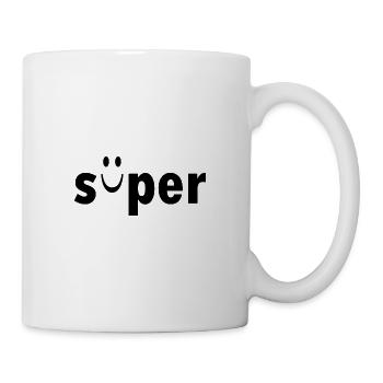 süper - Tasse - Weiß - Rechts