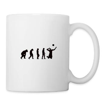 Beachvolleyball Volleyball Geschenk Volleyballer - Tasse - Weiß - Rechts
