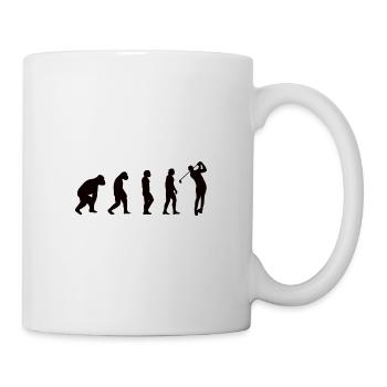 Golfschläger Golfer Sport Golf Evolution Golfball - Tasse - Weiß - Rechts