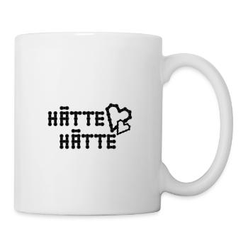 Hätte hätte Fahrrad Kette - Tasse - Weiß - Rechts