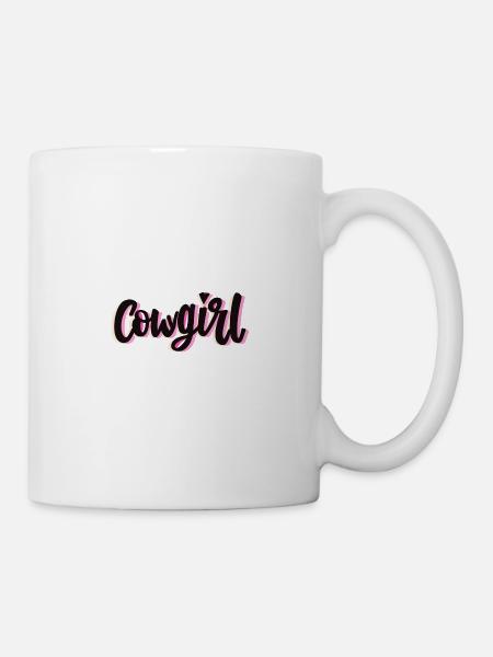 Western Girl - Tasse - Weiß