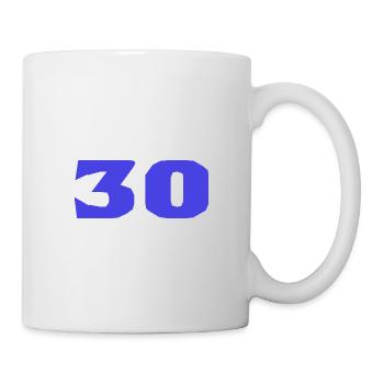 30. 30 YEARS. 30th ANNIVERSARY. 30TH ANNIVERSARY. - Mug - white - Right