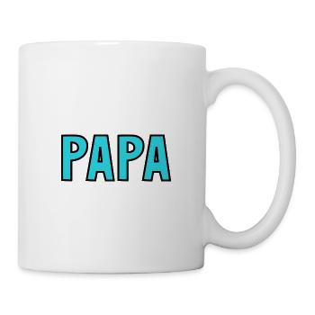 BONNE FÊTE PAPA. PAPA. FÊTE DES PÈRES. PÈRE - Mug blanc - blanc - Droite