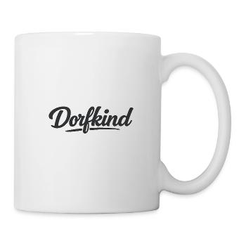 Dorfkind Schriftzug - Tasse - Weiß - Rechts