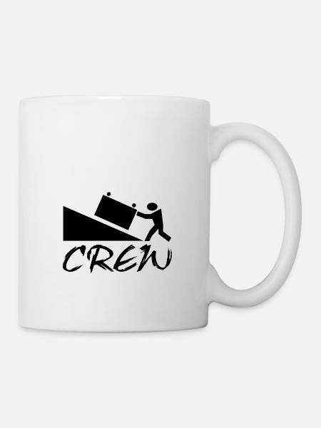 crew - Tasse - Weiß