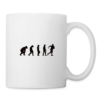 Rugby Equipe de rugby Evolution American Football Team - Mug blanc - blanc - Droite