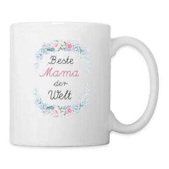 Beste Mama der Welt - Tasse - Weiß - Rechts