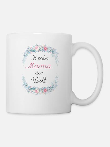 Beste Mama der Welt - Tasse - Weiß