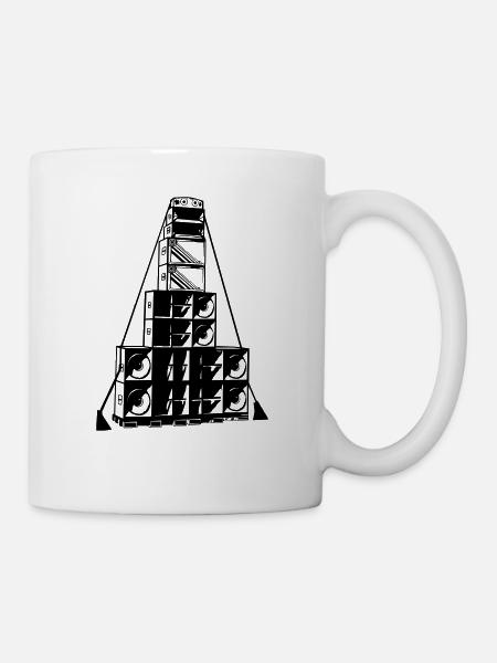 système de sonorisation gratuit - Mug blanc - blanc