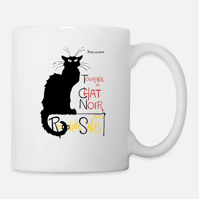 Tournée Du Chat Noir - Mug blanc - blanc