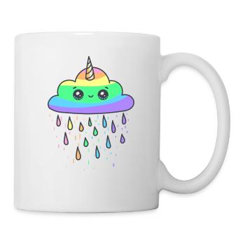 Nuage licorne - Mug blanc - blanc - Droite