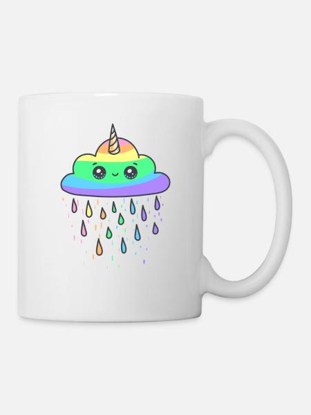 Einhorn Wolke - Tasse - Weiß