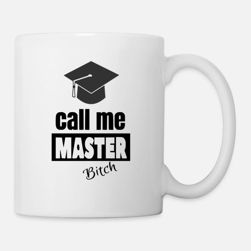 Abschluss Master - Tasse - Weiß