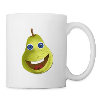 Birne - Tasse - Weiß - Rechts