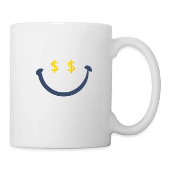 dollar smile - Mug - white - Right