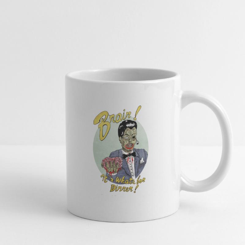 Brain for dinner Tasse