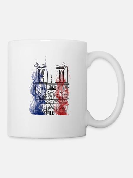 Notre Dame France - Mug blanc - blanc
