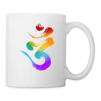 Yoga-Symbol - Tasse - Weiß - Rechts