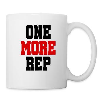 One more Rep - Bodybuilding - Muscles Bodybuilders - Mug - white - Right